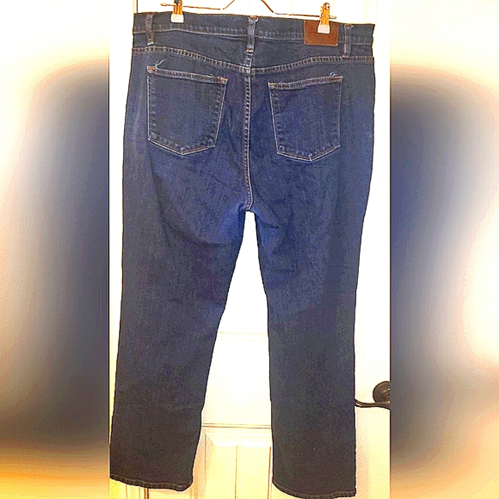 18W LAUREN RALPH LAUREN CLASSIC STRAIGHT WOMENS JEANS DARK WASH